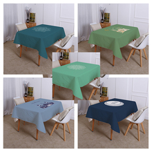 Toalha de mesa islâmica, toalha de mesa religiosa à prova d'água do ramadã eid festival decoração de casa cozinhas impressas 2024 - compre barato