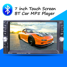 2 Din 7 inch Car radio stereo Rear veiw camera+DVR Car MP5 Player 9 languanges Bluetooth  Mirror link for Android FM/USB/SD/MMC 2024 - buy cheap