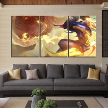 3 Piece Ekko League of Lgends Game Poster Paintings The Boy Who Shattered Time LOL Pictures Canvas Art Decorative Paintings 2024 - buy cheap
