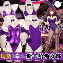 FGO Servant Scathach Cosplay Costume Lancer Fun lingerie rabbit girl Bunny Girl Cosplay Costume 2024 - buy cheap