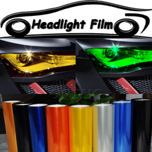 1 rollo de película para faros delanteros, tinte para luz trasera de motocicleta, lámpara trasera, 13 colores, tamaño: 0,3x1 0 m/rollo 2024 - compra barato