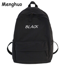 Menghuo Waterproof Nylon Backpack for Women Fashion Casual Female Backpack School For Girls Backpack Teenager School Bag Mochila 2024 - buy cheap