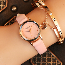 Новые женские часы бренда NAIDU, женские модные кожаные Наручные часы, женские часы, часы Mujer Bayan Kol Saati Montre reloje 2024 - купить недорого