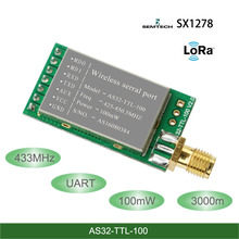 433 МГц SX1278/SX1276 LORA беспроводной модуль 100 МВт 3000 м Дальний диапазон lora спектр беспроволочный последовательный порт UART трансивер 2024 - купить недорого