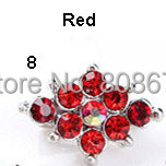 Very Pretty Red Crystal Small Brooch Pins Girls Costume Jewelry Accessories 2024 - buy cheap