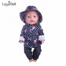 Luckdoll alta qualidade, elegante novo terno de três peças para bonecas de 18 "ou acessórios de bonecas de 43cm 2024 - compre barato