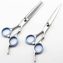 professional 6.0 inch 4cr steel cut hair scissors cutting barber makas hair scissor salon thinning shears hairdressing scissors 2024 - buy cheap