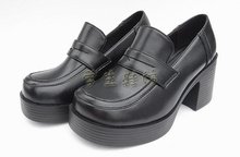 Униформа для школьников в японском стиле Uwabaki JK, Готическая женская обувь с круглым носком для косплея Лолиты на среднем каблуке M01 2024 - купить недорого