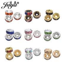 JUYA-Cuentas de silicona de 6mm para fabricación de joyas, accesorios de joyería hechos a mano, 50 unids/lote, PR0005 2024 - compra barato