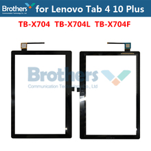 Для Lenovo Tab 4 10 Plus TB-X704 TB-X704L сенсорный экран дигитайзер Передняя сенсорная стеклянная панель сенсорный стеклянный объектив планшет сенсорный экран 2024 - купить недорого