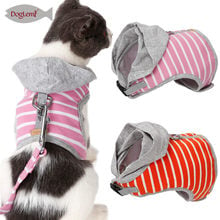 Mesh Pet Cat Harness collars vest and Leash Set Breathable Cats Kitten Tuigje Collar adjustable  Harnesses Vest for Small Cat 2024 - buy cheap