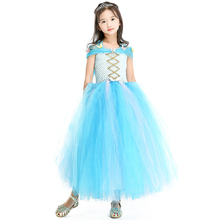 Menina tutu vestido meninas princesa vestido de baile de verão vestidos de festa de aniversário crianças meninas de halloween roupas da menina 2024 - compre barato