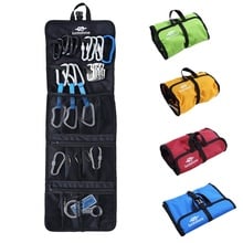 Hanging Storage Outdoor Bag 420D Oxford Cloth Lightweight Foldable Zipper Net Pouches Rope Bags For Ice Rock Climbing Hook Hot 2024 - buy cheap