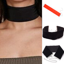 LNRRABC exagerado Punk moda negro collar amplio mujeres Torques terciopelo gargantilla collar Vintage envío gratis 2024 - compra barato