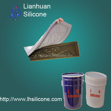 price of rtv2 liquid silicone rubber for plaster/gypsum casting cornice mold 2024 - buy cheap