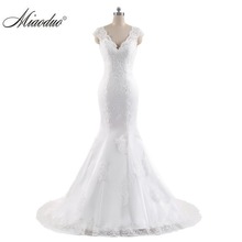 Miaoduo-vestido de novia Vintage con apliques personalizados, traje de novia de sirena, barato, holgado, vestidos de novia con Espalda descubierta, 2021 2024 - compra barato