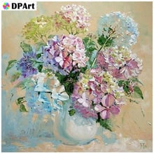 Pintura de diamantes de imitación 5D, Kit de punto de cruz, jarrón de flores, Cuadrado/redondo, bordado, imagen M634 2024 - compra barato