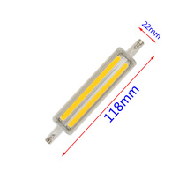 Support Dimmer LED R7S Light 118mm 10W COB R7S Lamp J118 LED Corn Bulbs Tubes Replace Halogen Lamp AC 85-265V 110V 220V Dimmable 2024 - buy cheap