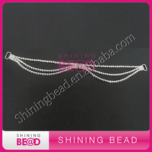 High quality crystal clear bikini back connector non-closed up chain for swimwear，Free Shipping 2024 - buy cheap