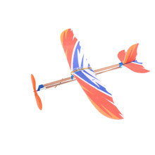 Avião de borracha elástica, brinquedo educacional, faça você mesmo, modelo de avião, 1 peça 2024 - compre barato