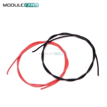 Cable de calibre de 16 AWG, Cables flexibles de cobre trenzado de silicona para RC, color rojo y negro 2024 - compra barato