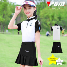 PGM-Conjunto de faldas de Golf deportivas transpirables para niñas, camisa de manga corta, Falda plisada, ropa cómoda de Golf, D0787 2024 - compra barato