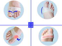 Toe seperating gel bunion shield Gel Separators Stretchers Bunion Protector Straightener Corrector Alignment 2024 - buy cheap