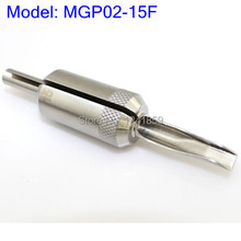 Tubo de aço inoxidável do aperto do magnum da tatuagem de 22mm com a fonte lisa MGP02-15F # da ponta ft15 do magnum 15 2024 - compre barato