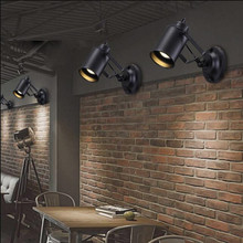 SNYKA Vintage ajustable de Metal Industrial E27 Luz de pared Retro, país estilo lámpara de pared Loft Bar Café casa corredor 2024 - compra barato