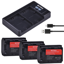 3 шт., двойное зарядное устройство USB для Sony Alpha 9 A9 9R A9R 9S A9S A7RIII A7R3 7RM3 A7m3 2024 - купить недорого