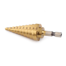 4-22mm Step Drill Bit 1/4" Hex Shank High Speed Steel Titanium Coated Step Drill Bit Hole Cutter Power Tools Wholesale 2024 - buy cheap