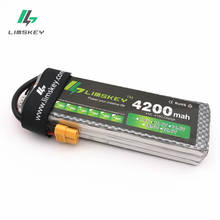 Limskey Power Lipo Battery 11.1V 4200mAh 3S 30C Max 60C T Plug for RC Helicopter Qudcopter Car Airplane 2024 - buy cheap