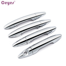Ceyes Car Trim Exterior Chrome Styling Case For Kia K3 2013 2014 2015 Cerato 2016 2017 Accessories Door Handle Cover One Keyhole 2024 - buy cheap