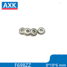 10pcs F698ZZ F698 DDRF-1980ZZ deep groove ball bearing 8*19*22*6*1.5mm miniature bearing with flange 2024 - buy cheap
