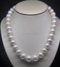 New Fashion High Quality 10mm Imitation White Pearl Shell Necklace Woman Girl Wedding Christmas Accessories Production Wholesale 2024 - buy cheap