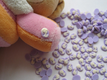 RC117-5 30pcs Cute Purple Cameo Shape Nail Resin Decoration Outlooking 2024 - buy cheap