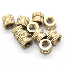 100PCS/lot M4*5*4 MM Copper inserts Injection nut embedded parts copper knurl nut CPC32 2024 - buy cheap
