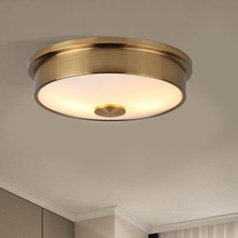 Luz de led para o teto do banheiro, sala de estar, corredores, quarto, varanda, redonda, moderna, simples, de vidro, lâmpada de ferro 2024 - compre barato