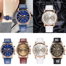 New Fashion Women Leather Band  Quartz Analog Wrist Watch 2024 - buy cheap