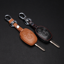 3 button Leather key bag Car Remote Key Case Shell Cover For Renault Clio Scenic Megane Duster Sandero Captur Twingo Modus 2024 - buy cheap
