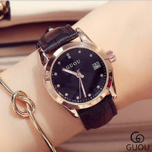GUOU Women Wrist Watch Women Watches Fashion Crystal Women's Watches Brand Luxury Ladies Watch Clock bayan kol saati reloj mujer 2024 - buy cheap
