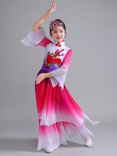 Ropa de baile angko para niños, trajes de baile modernos clásicos, traje folclórico chino, vestido de baile para actuaciones de escenario para niñas 2024 - compra barato