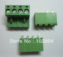 10 шт. шаг 5,08 мм 4way/pin винтовой клеммный блок коннектор Зеленый Цвет L подключаемый Тип 2024 - купить недорого