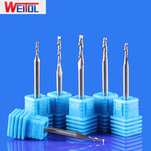 WeiTol 3 pcs 3.175mm shank 2mm cutting diameter end mill 2 flutes router bits wood spiral bits carbide cnc cutting tools 2024 - buy cheap