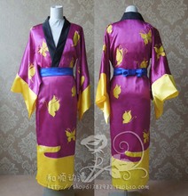 GINTAMA-Disfraz de Takasugi Shinsuke para hombre, Kimono japonés con estampado de alta calidad, para fiesta de Halloween y Club 2024 - compra barato