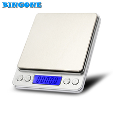 Bingone portátil 3Kg/0,1g electrónica Digital Escala de cocina Mini joyería peso Balanca Digital herramienta de medida de cocina -TZ 2024 - compra barato