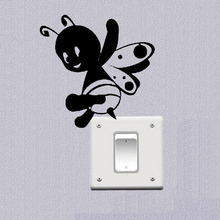 LUXINHONG новые 3d настенные наклейки детская комната honeybee настенные наклейки спальня домашний Декор Гостиная 2024 - купить недорого