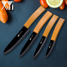 XYj Ceramic Knives Zirconium Oxide Ceramic Kitchen Knife Sets Bamboo Handle Fruit Utility Slicing Chef Knife Cooking Knives 2024 - buy cheap