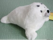 Juguete de foca de alta calidad, muñeco de felpa grande y encantadora, blanca, regalo de 45cm 2024 - compra barato