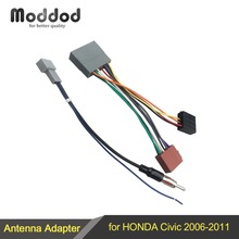 Arnés de cables para Honda Civic, cableado ISO, adaptador aéreo de antena, Conector estéreo, instalación GPS, 2006-2011 2024 - compra barato